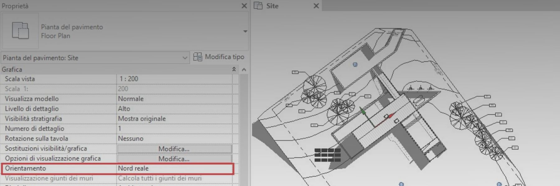 Orientamento progetto: i due Nord dei progetti di Revit