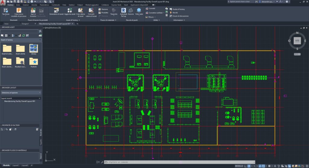 Factory Design Utilities Verifica Interferenze