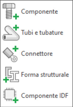 Centro Contenuti di Inventor Categorie