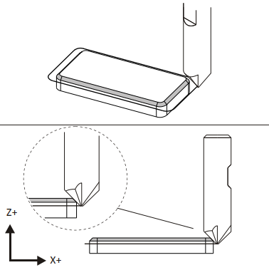 Lavorazioni CNC 2D con Inventor CAM - chamfer milling