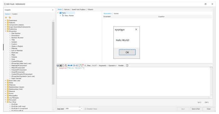 Primi passi con Inventor iLogic Visual Basic