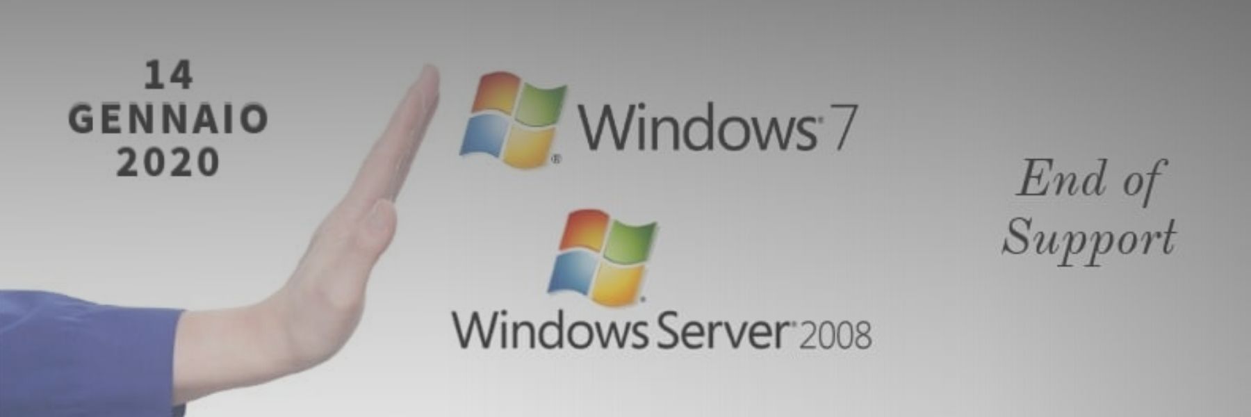 Fine del Supporto Microsoft per Windows 7 e Windows Server 2008