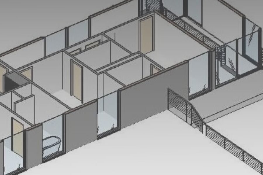 Box di Sezione 3D di Revit