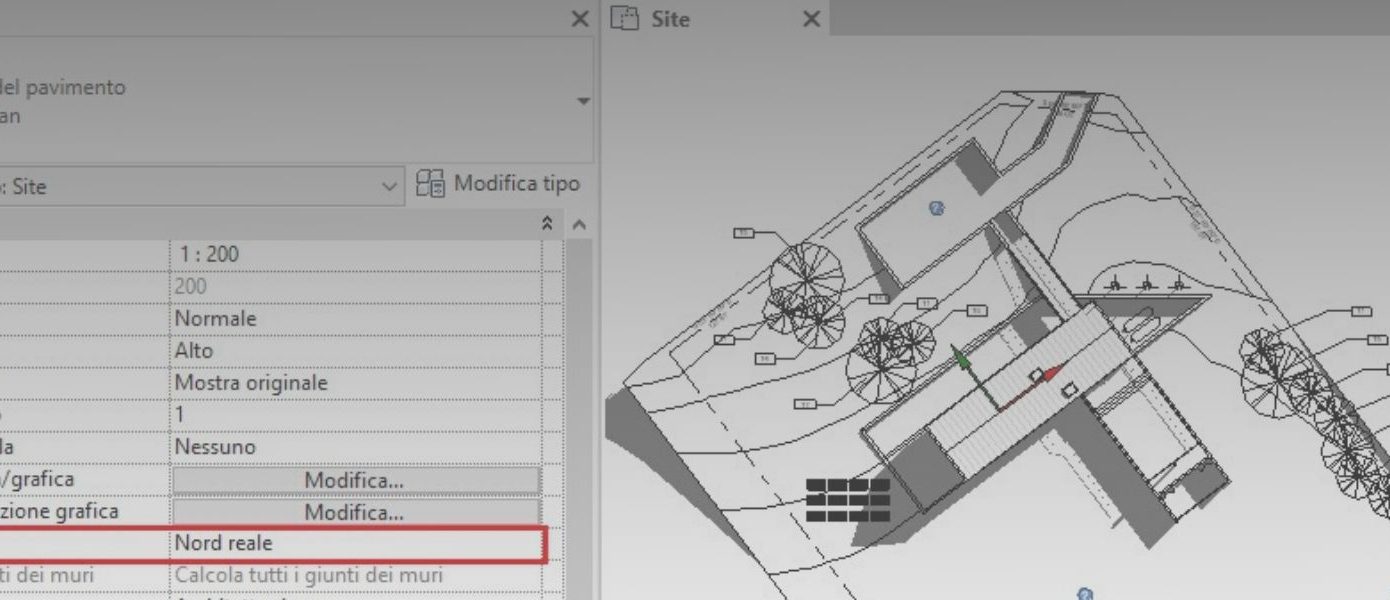 Orientamento progetto: i due Nord dei progetti di Revit