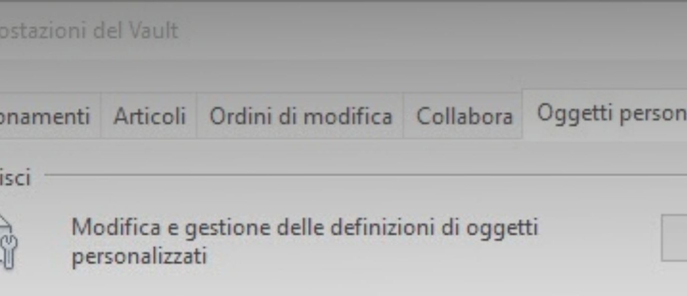Oggetti Personalizzati di Vault
