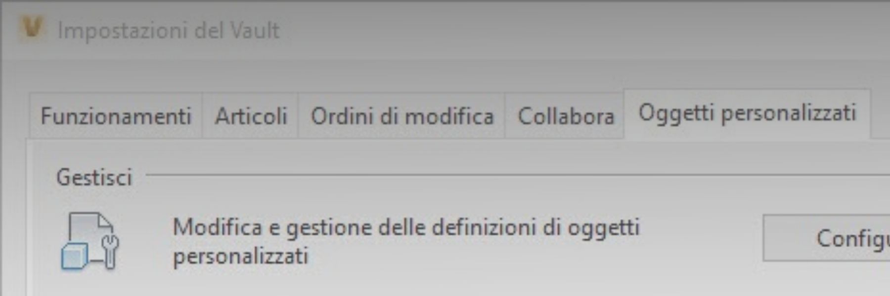 Oggetti Personalizzati di Vault