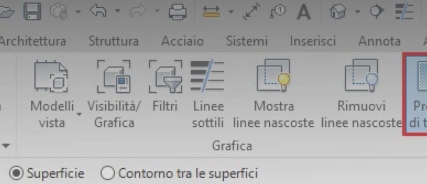 Profili di Taglio di Revit