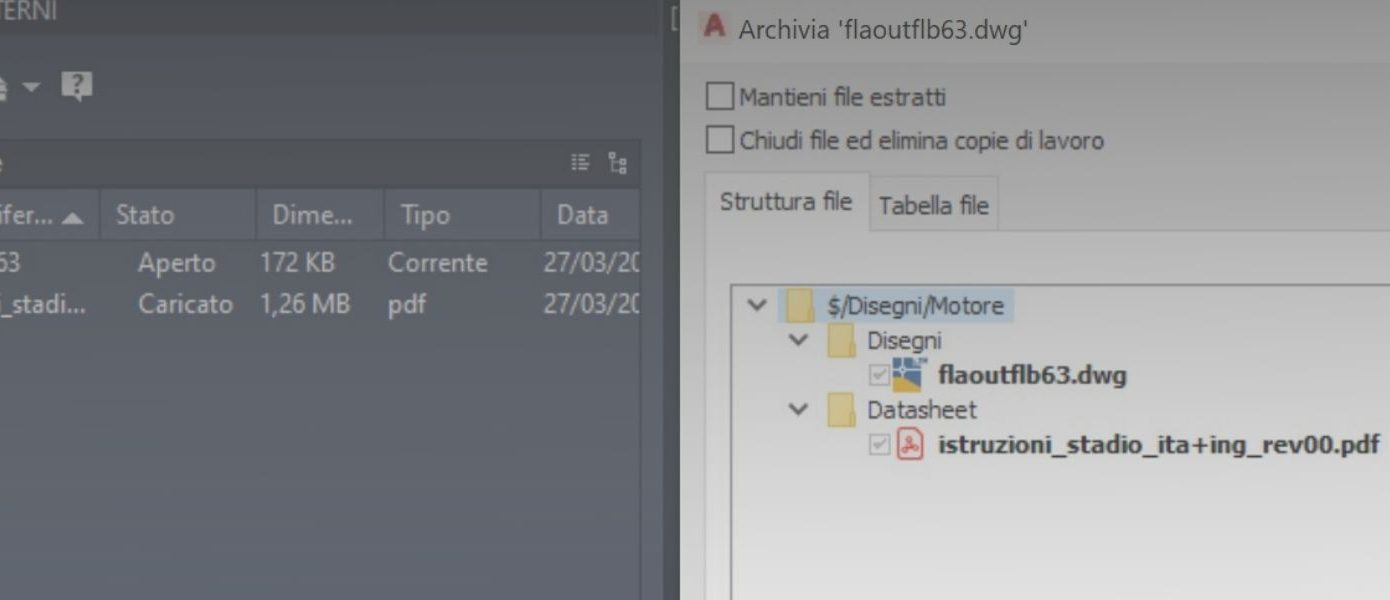 Vault e File PDF AutoCAD