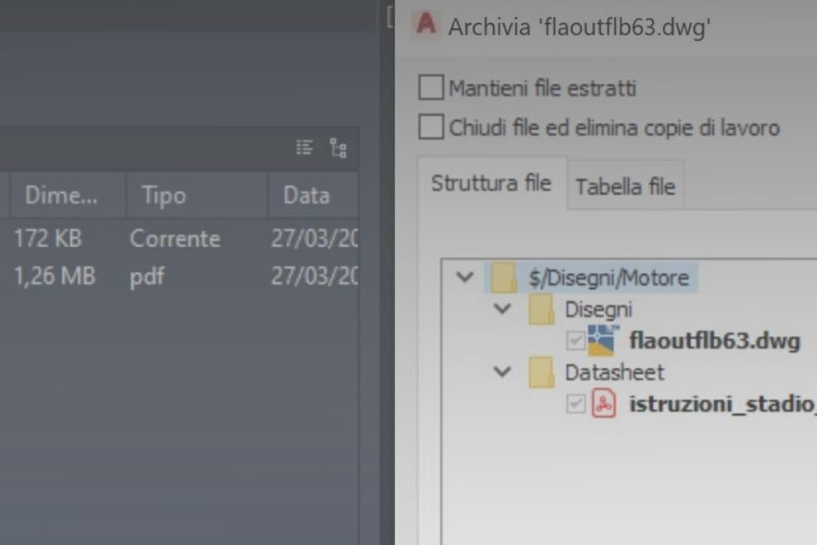 Vault e File PDF AutoCAD