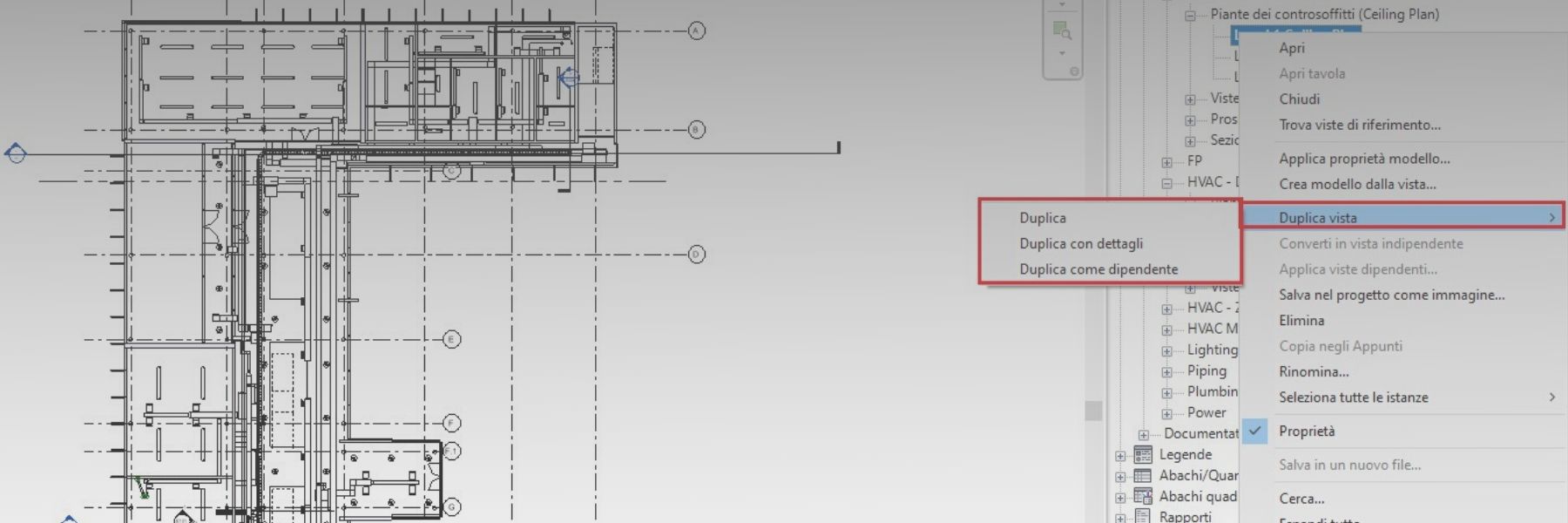 Viste Duplicate di Revit