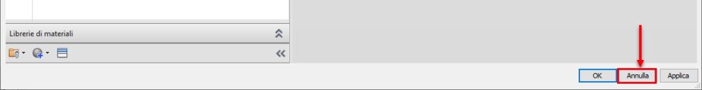 Annullare Modifiche sui Materiali Revit
