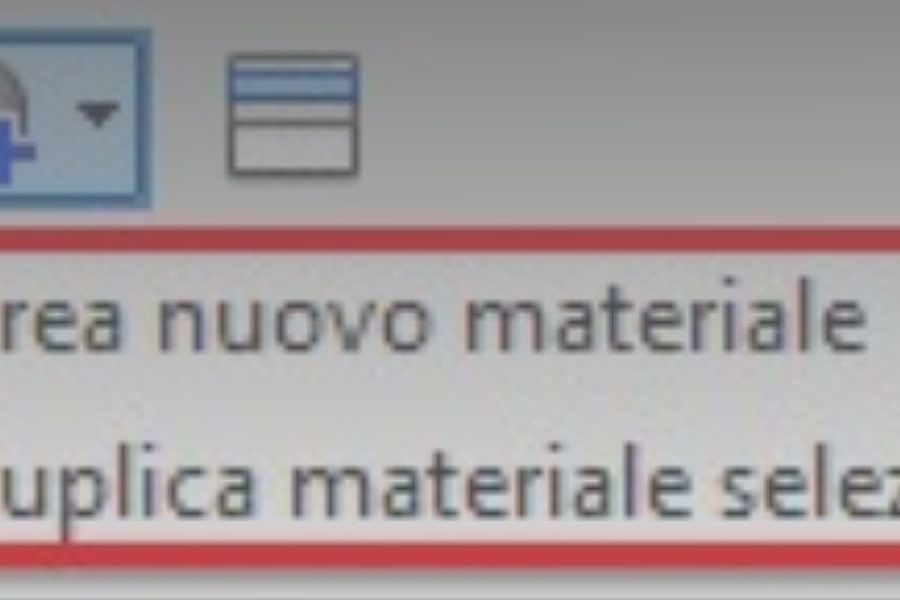 Aggiunta Materiali sugli Oggetti Revit