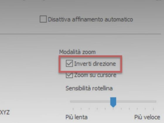Come Invertire lo Zoom in Inventor