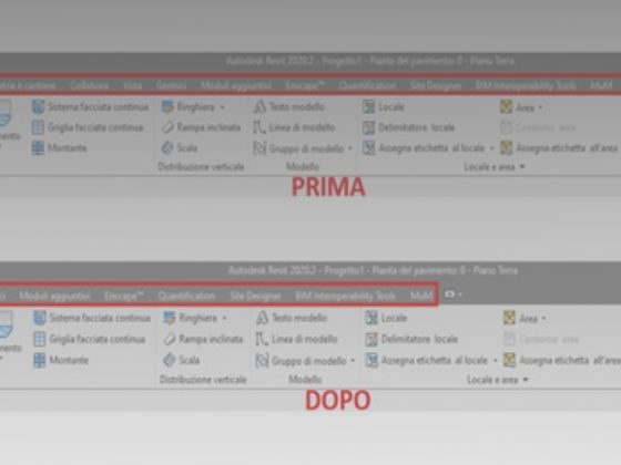 Personalizzare la Barra Multifunzione di Revit