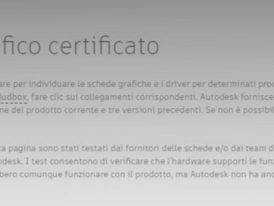 Ottimizzazione Scheda Video di Revit