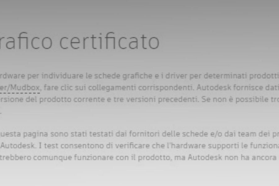 Ottimizzazione Scheda Video di Revit