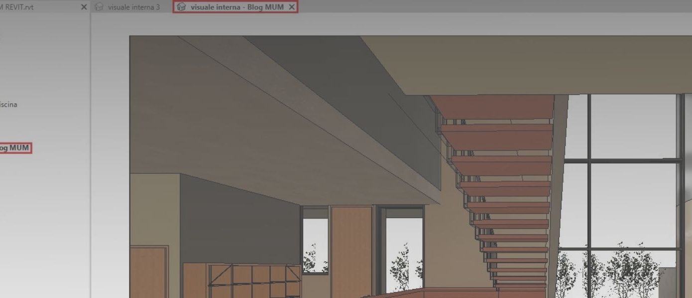 Bloccare una Vista 3D in Revit