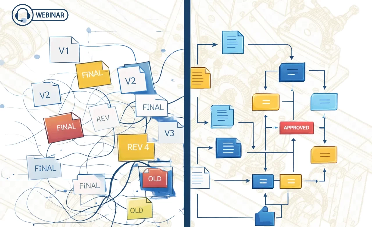 Gestione dei dati di ingegneria: dal caos dei file a un processo strutturato con PDM e workflow CAD