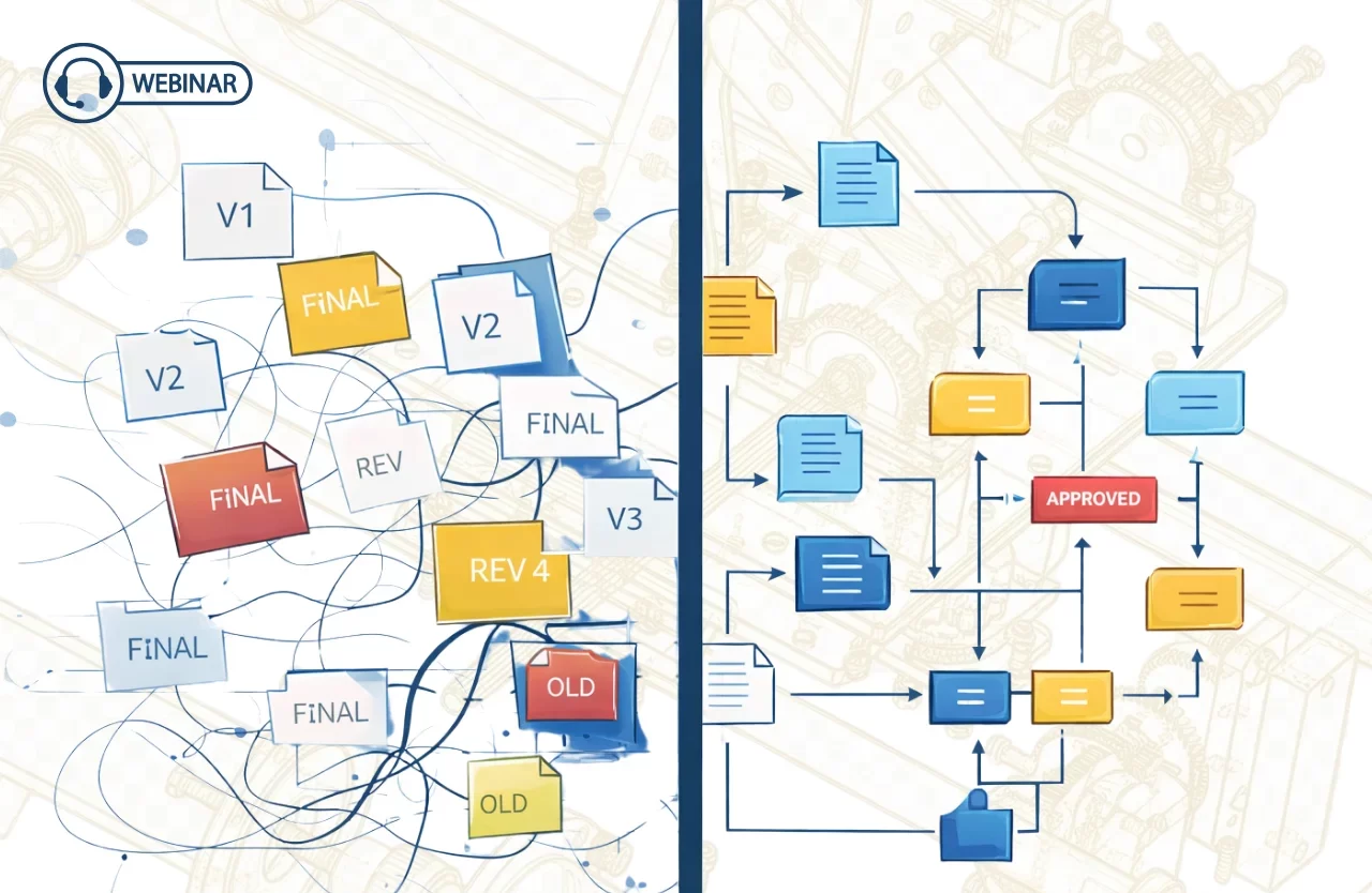 Gestione dei dati di ingegneria: dal caos dei file a un processo strutturato con PDM e workflow CAD